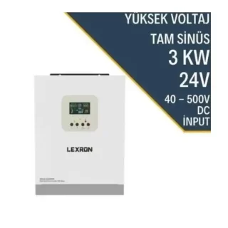 LEXRON 24V 3KW MPPT ve PWM Akıllı Tam Sinüs İnvertör Tamiri — Yüksek Voltaj 40-500V DC Giriş Servisi ana urun gorseli