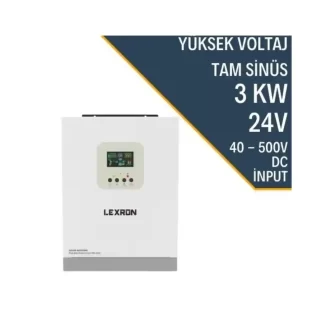 LEXRON 3KW HV MPPT Akıllı İnverter 24V – Yüksek Voltaj Girişli Solar İnverter ana urun gorseli