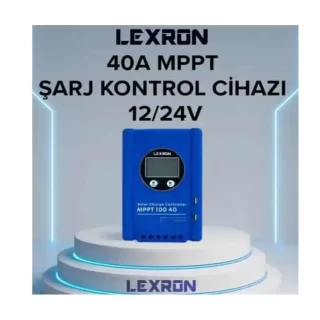 LEXRON 40 AMPER MPPT SOLAR ŞARJ KONTROL CİHAZI GÜNEŞ PANELİ AKÜ ŞARJ REGÜLATÖRÜ ana urun gorseli